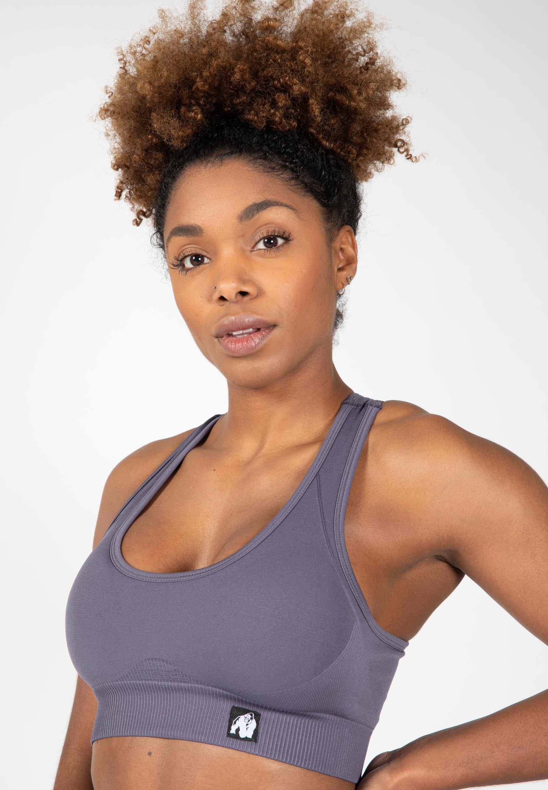 Gorilla Wear Yava Seamless Sport Bra, grey Gorilla Wear