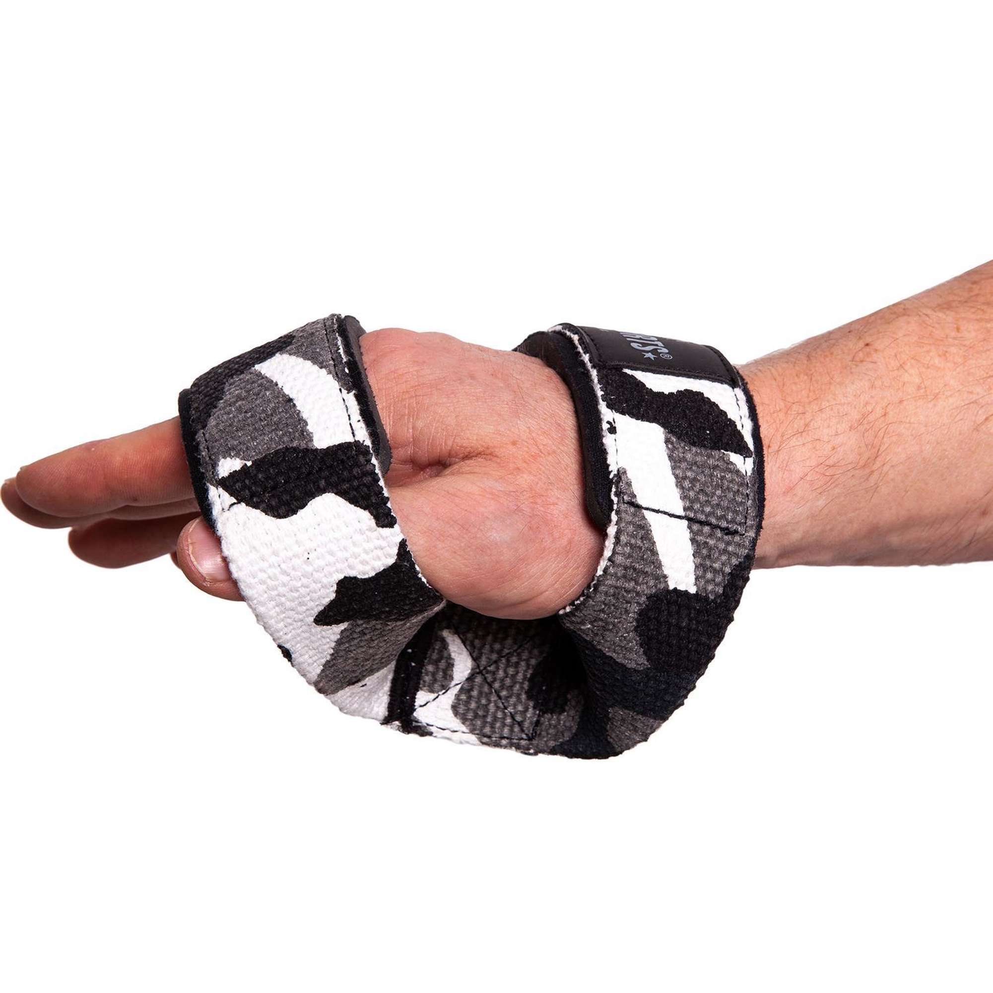 C.P. Sports Figure 8 Straps - Lifting Loops, white camo C.P. Sports
