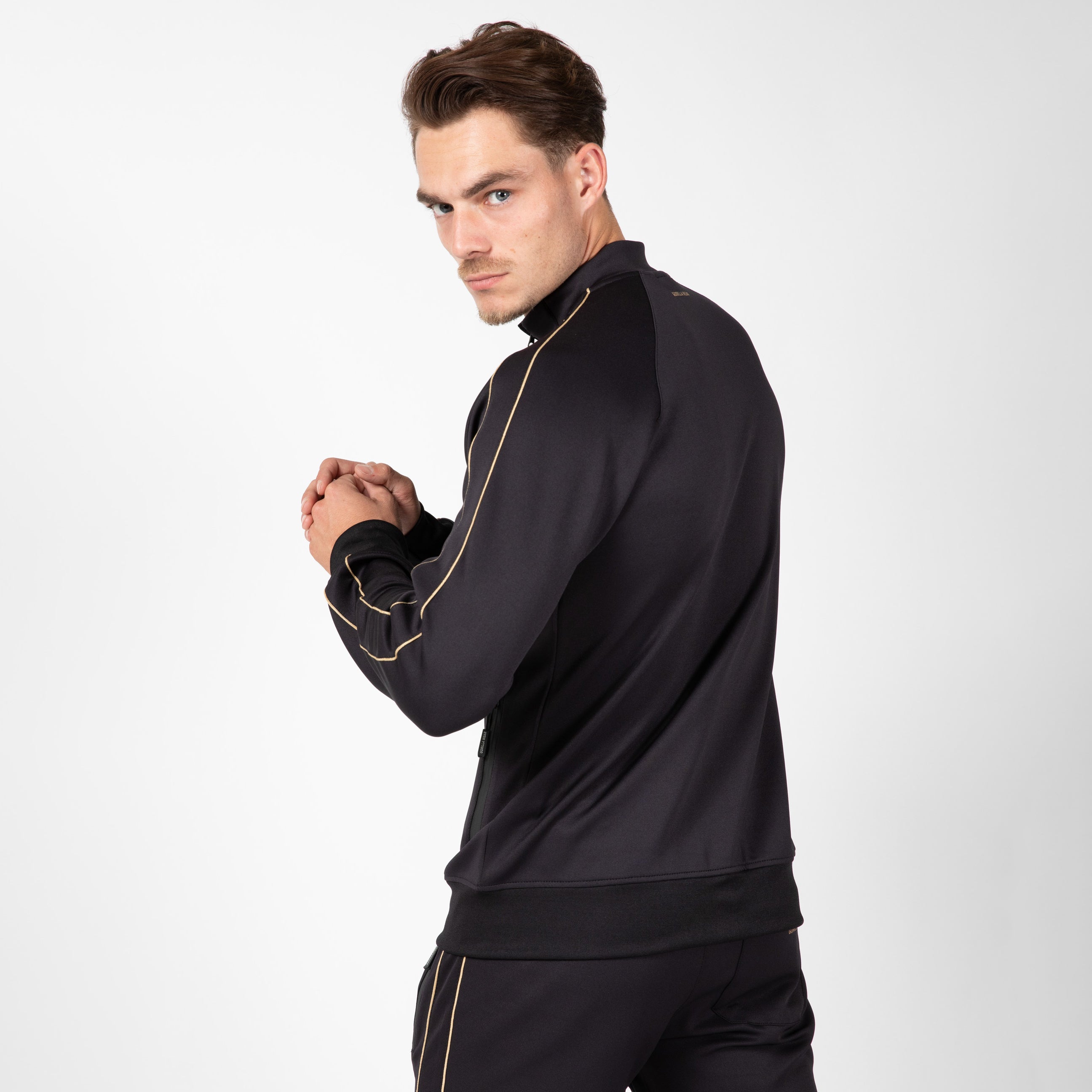 Gorilla Wear Wenden Track Jacket, black/gold Gorilla Wear