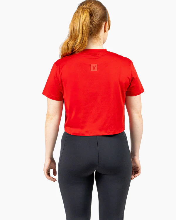 Velites Crop Holo Röd