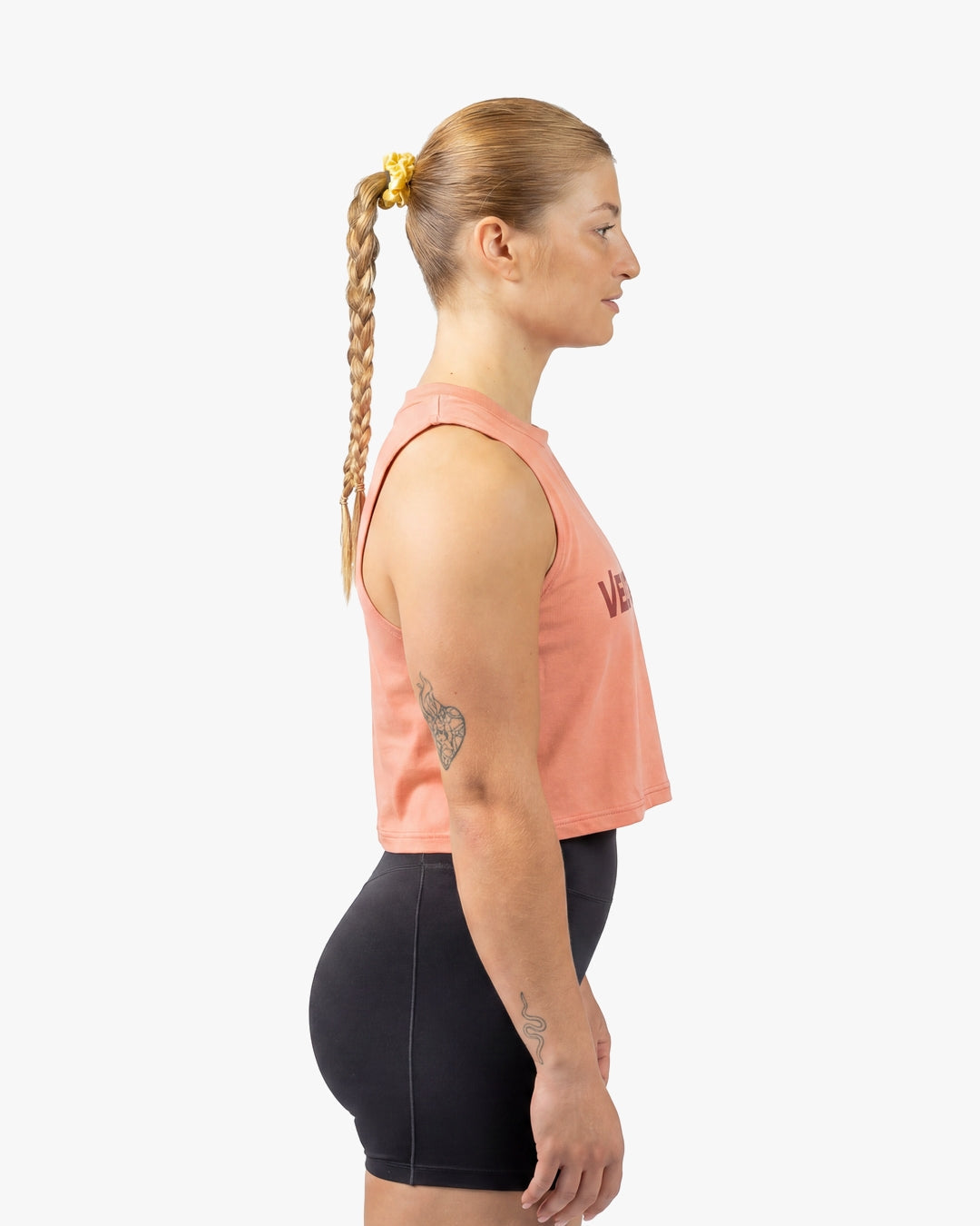 Velites Tank Crop Holo Coconut