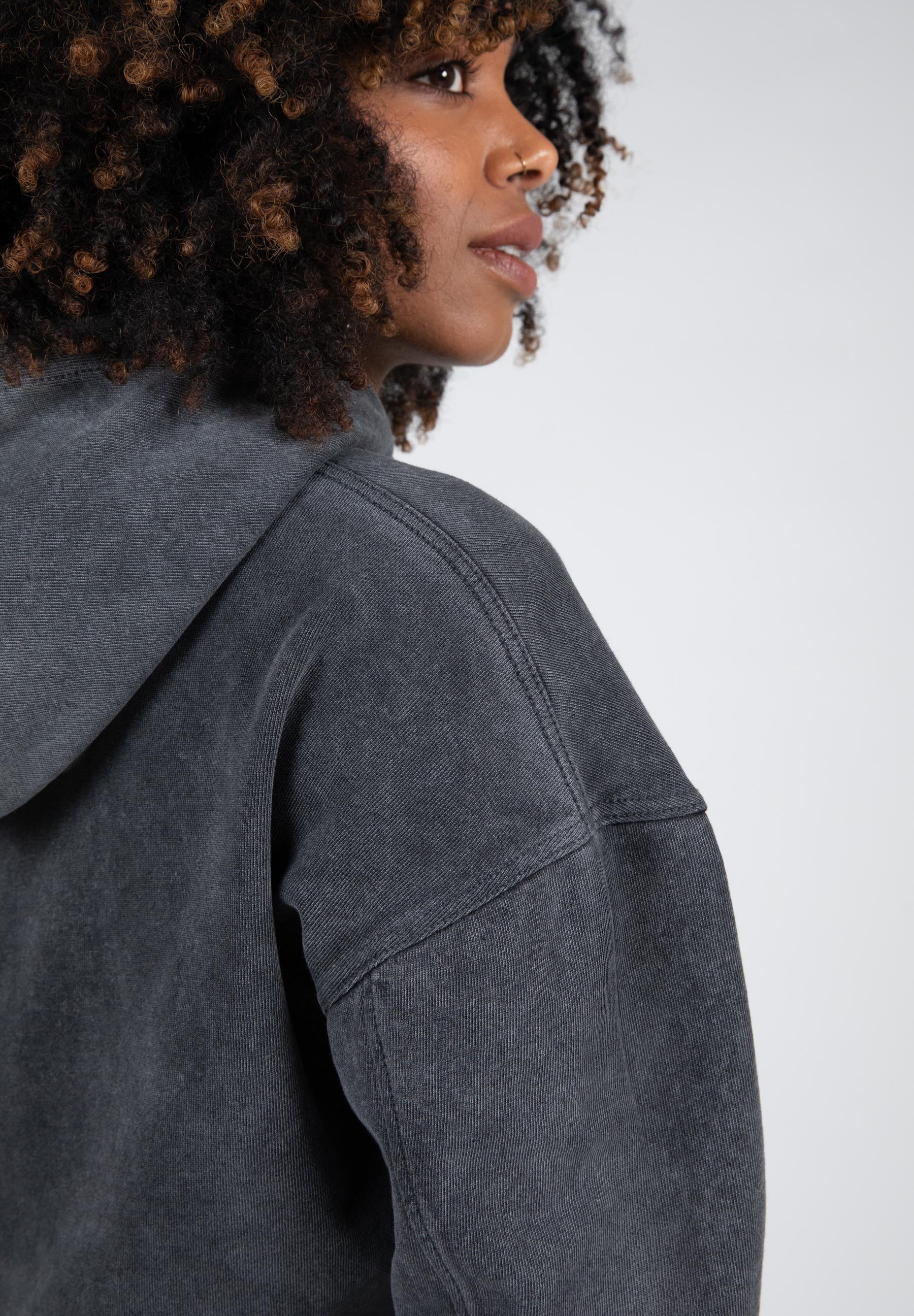 Gorilla Wear Crowley Oversized Women's Hoodie, washed grey Gorilla Wear