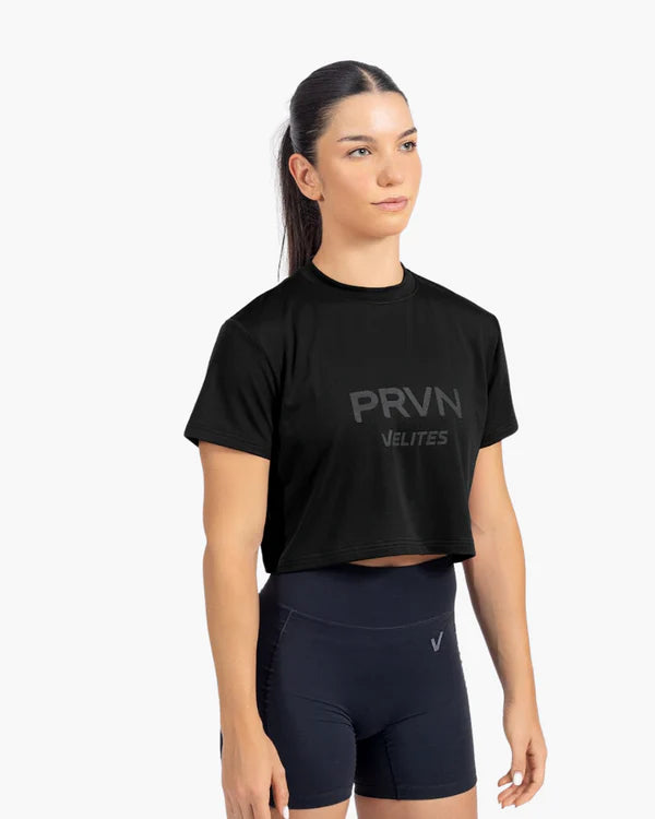 Velites Prvn Crop Holo Svart