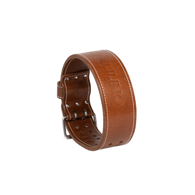 LUXIAOJUN Leather Weightlifting Belt