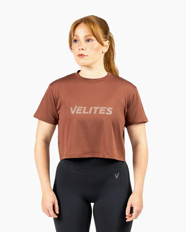 Velites Crop Holo Brun