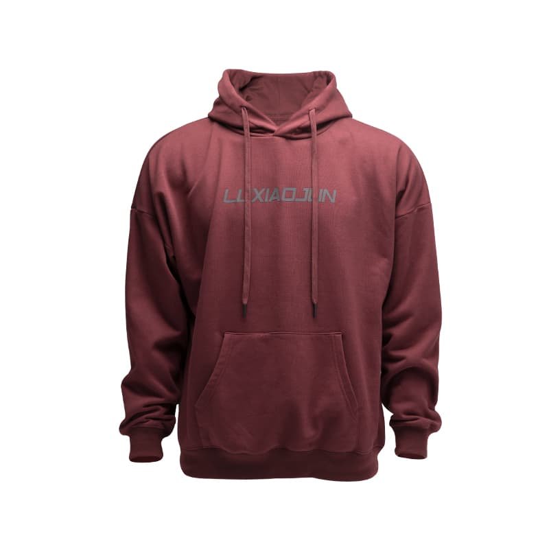 LUXIAOJUN Sportswear Essentials Unisex Oversized Pullover Hoodie