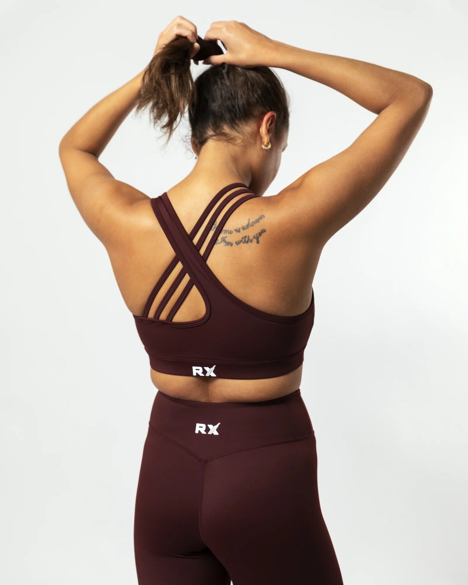 RX Performance Grace Sport Bra Burgundy RX Performance