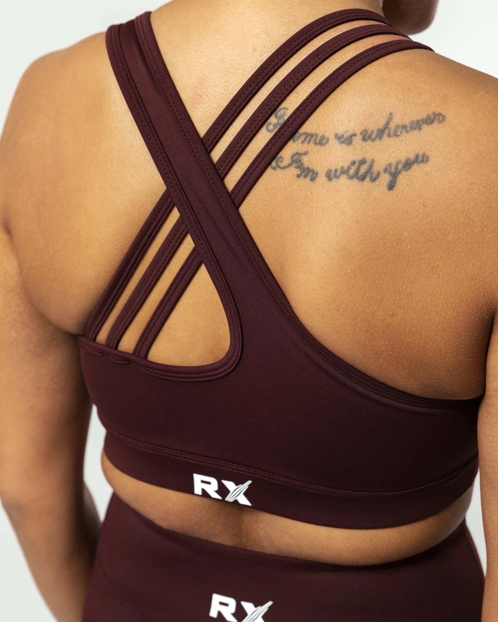 RX Performance Grace Sport Bra Burgundy RX Performance