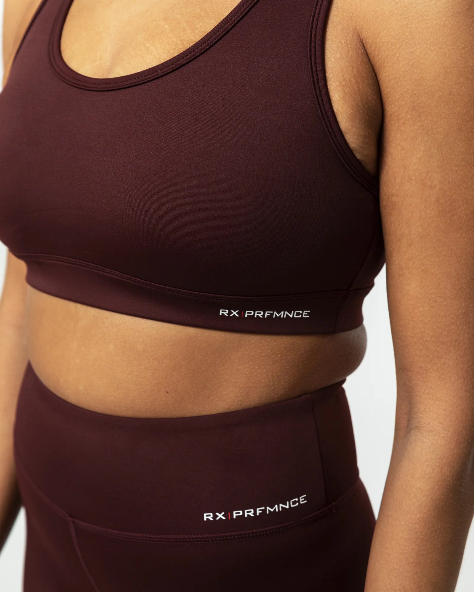 RX Performance Grace Sport Bra Burgundy RX Performance