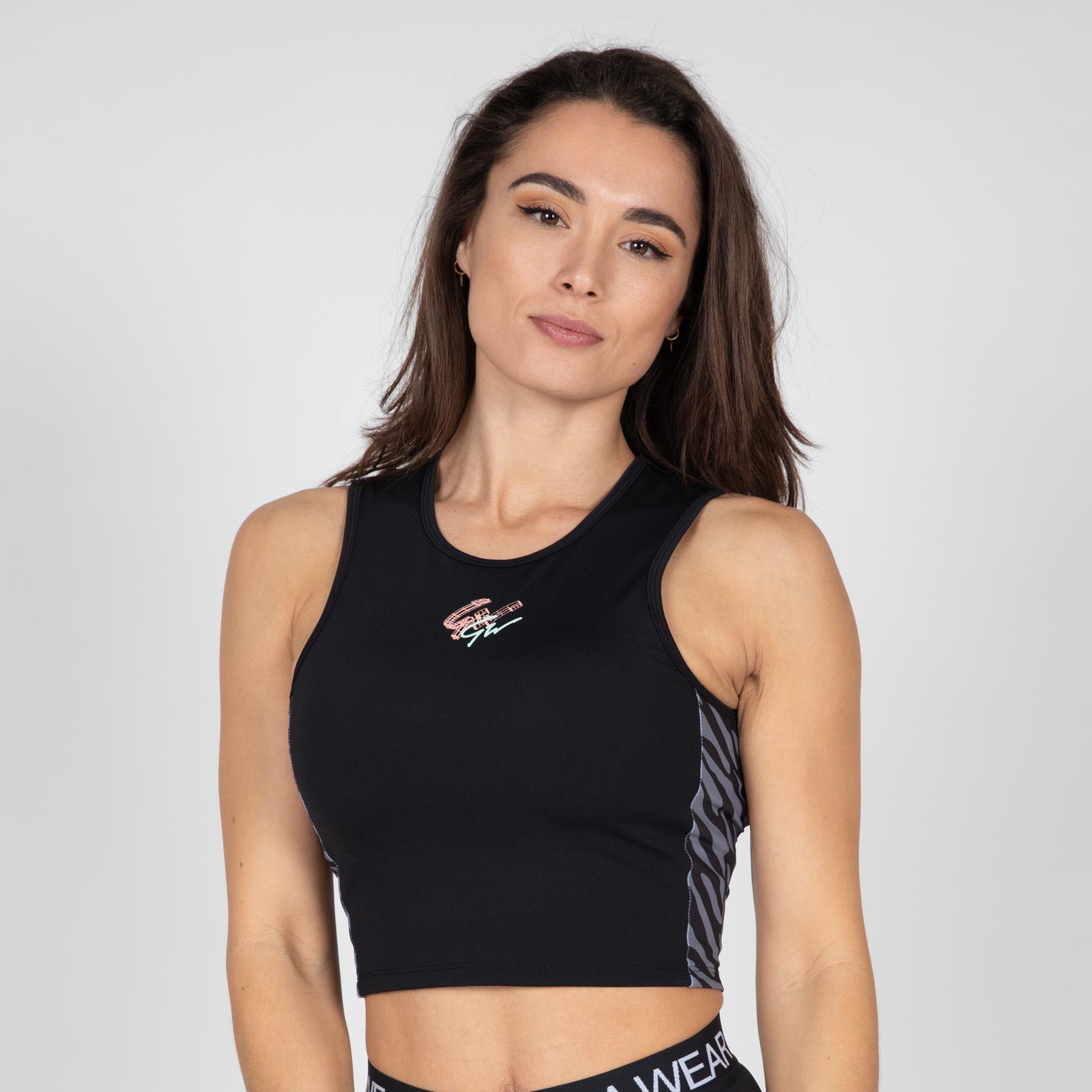 Gorilla Wear Zion Crop Top, black Gorilla Wear