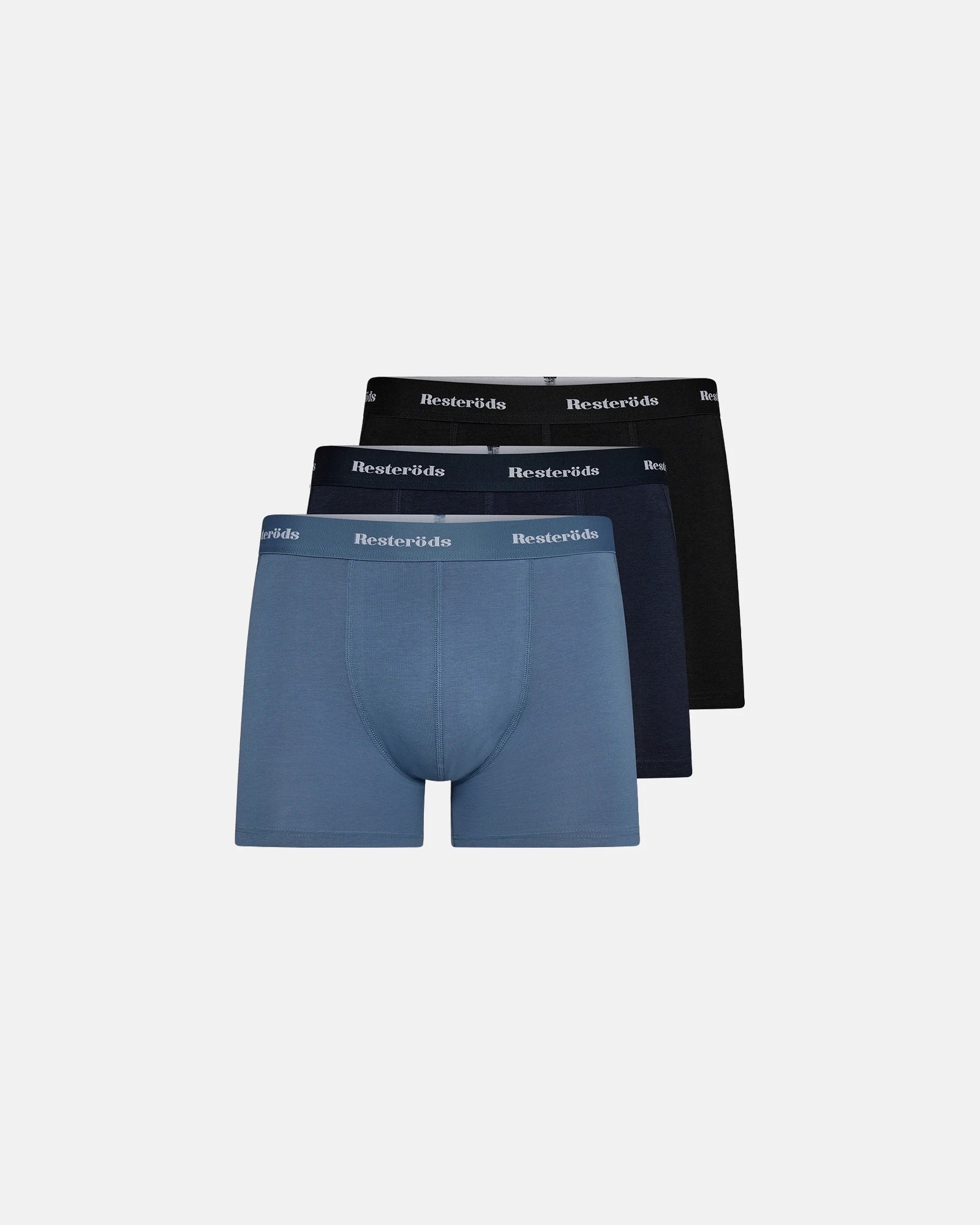 Resteröds Boxer Bamboo 3-pack - Long leg Multicolour Resteröds