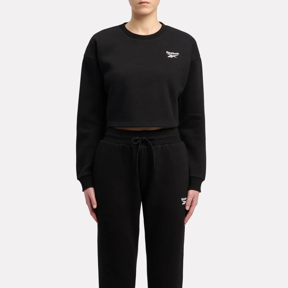 Reebok Logo Cropped Crewneck