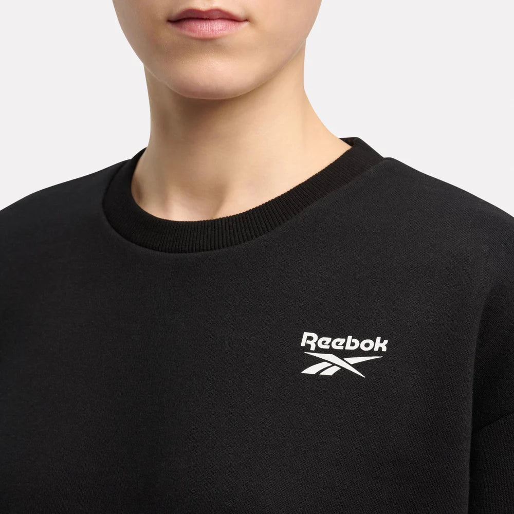 Reebok Logo Cropped Crewneck