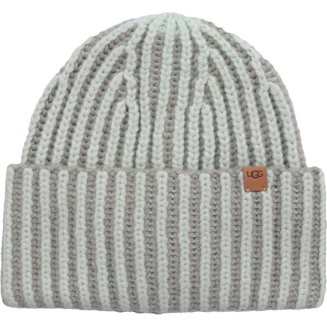 UGG Chunky Plaited Beanie – Herr – Grey Mist Multi