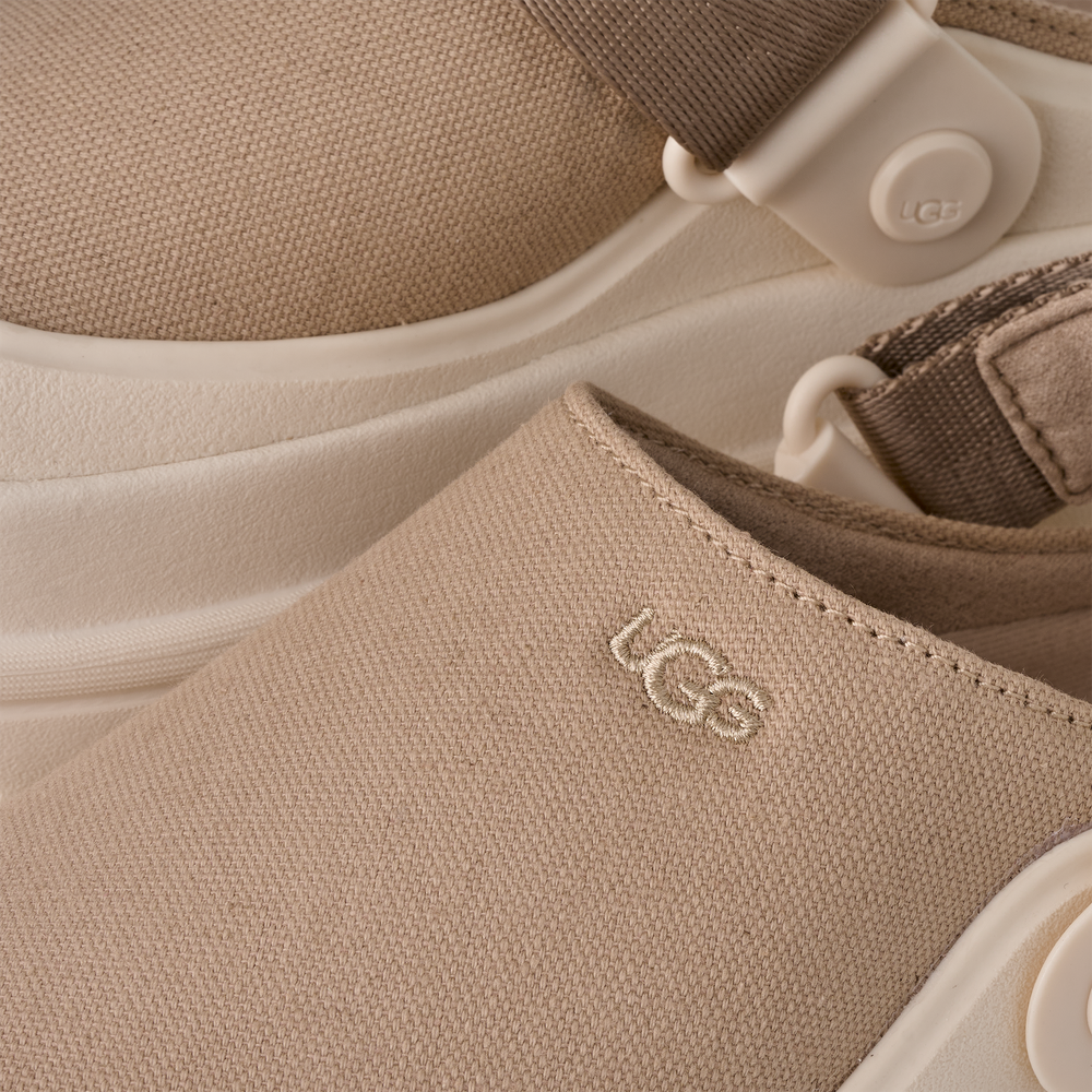 UGG GoldenGlow Canvas Clog – Dam – Mustard Seed
