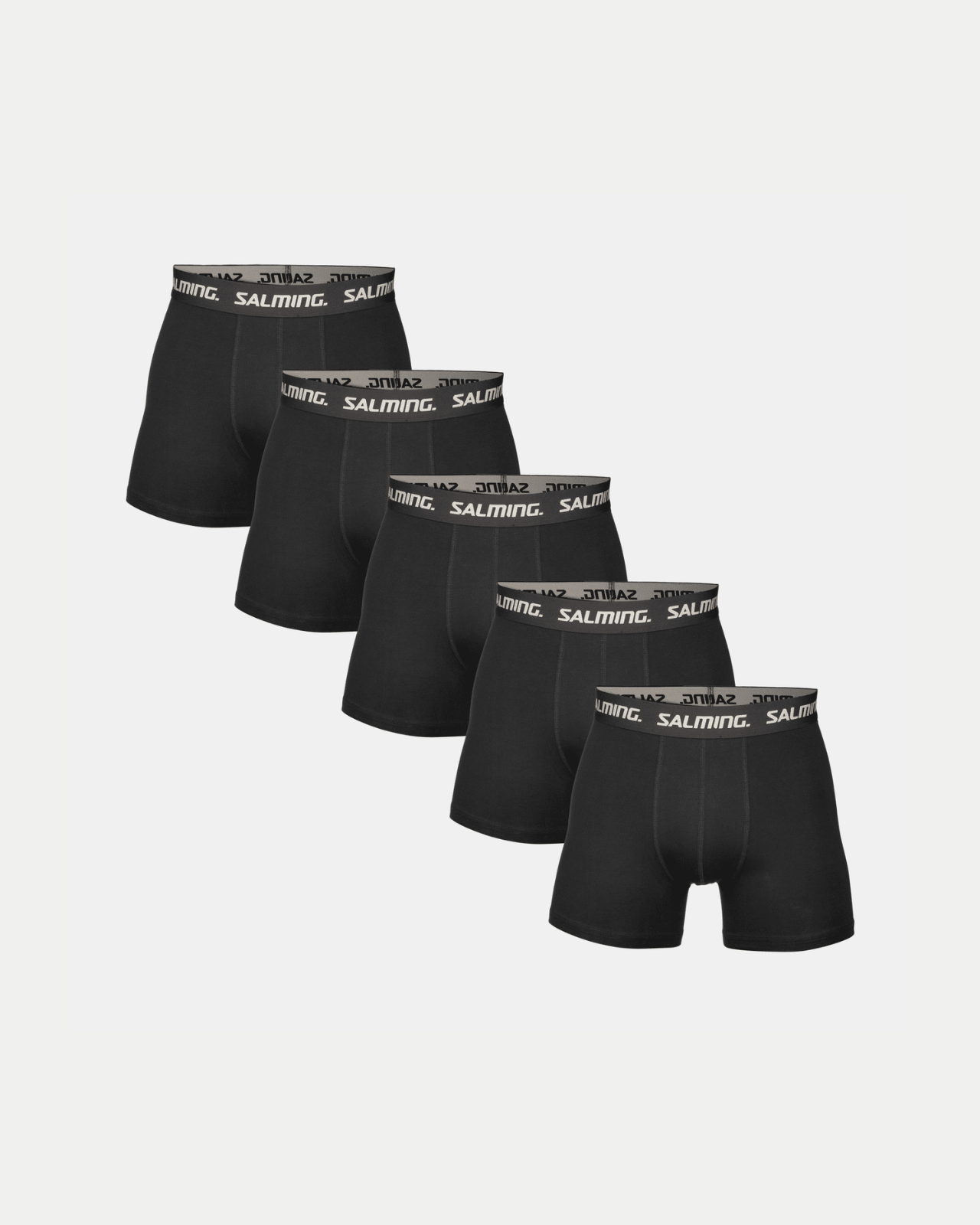 Salming 5-Pack Cotton Boxer Svart Bomullskalsonger