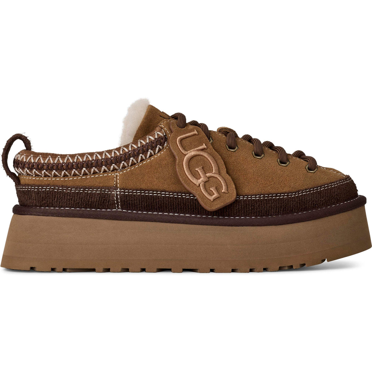UGG Heritage Lace-Up Slipper – Dam – Chestnut