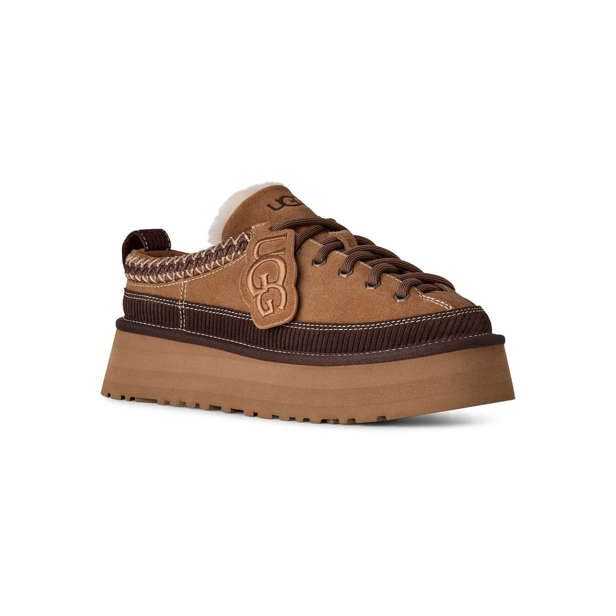 UGG Heritage Lace-Up Slipper – Dam – Chestnut