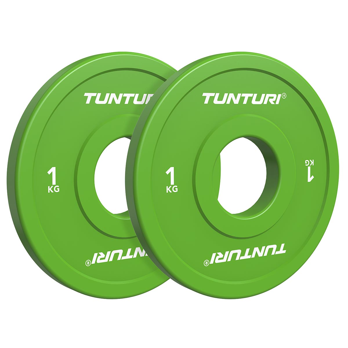 Tunturi Plat. Frac. Plate, Green, 1kg