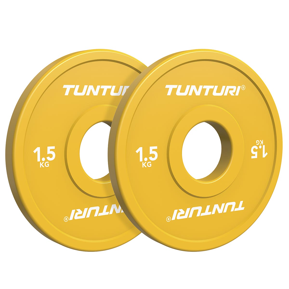 Tunturi Plat.Frac.Plate Yellow 1.5kg