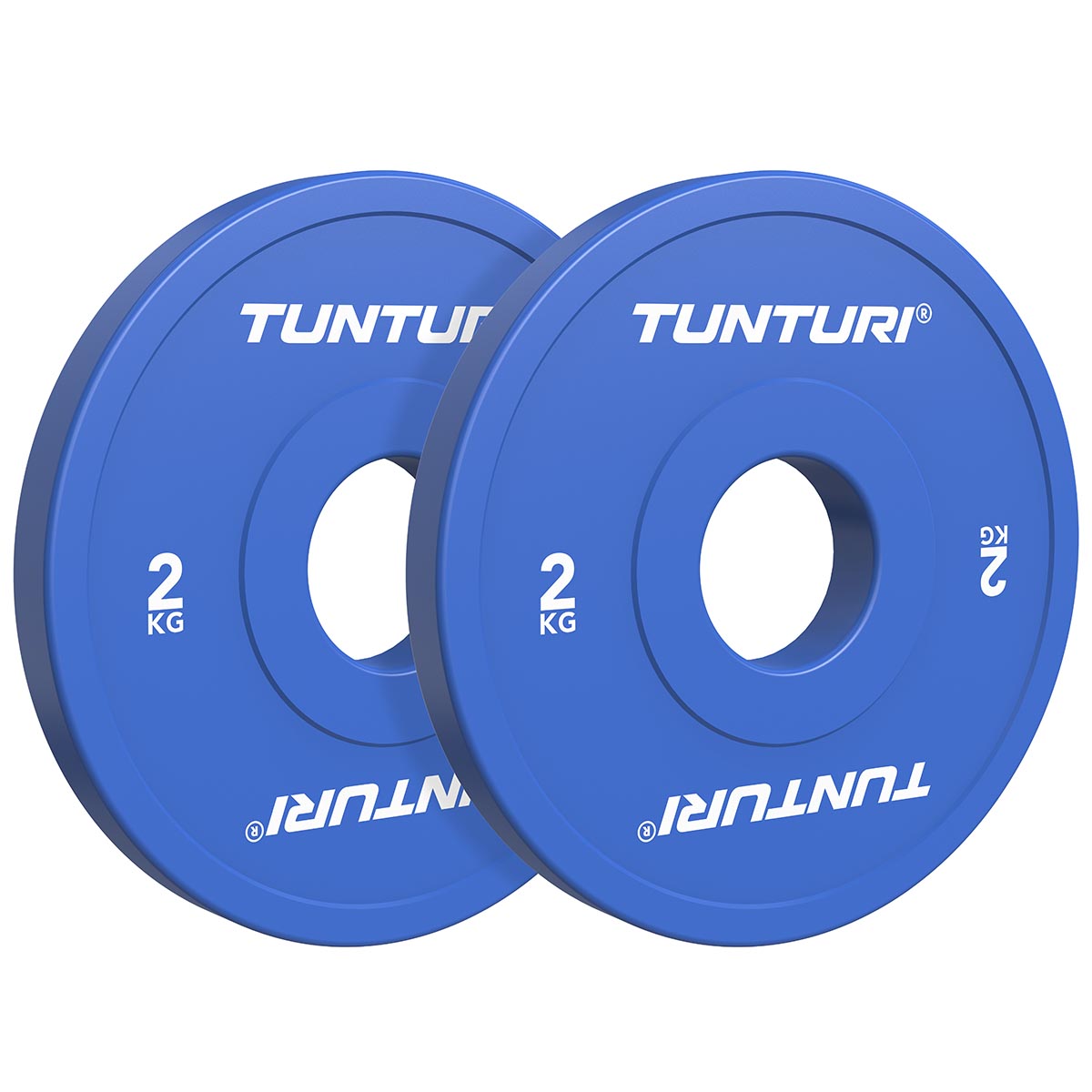 Tunturi Plat. Frac. Plate, Blue, 2kg
