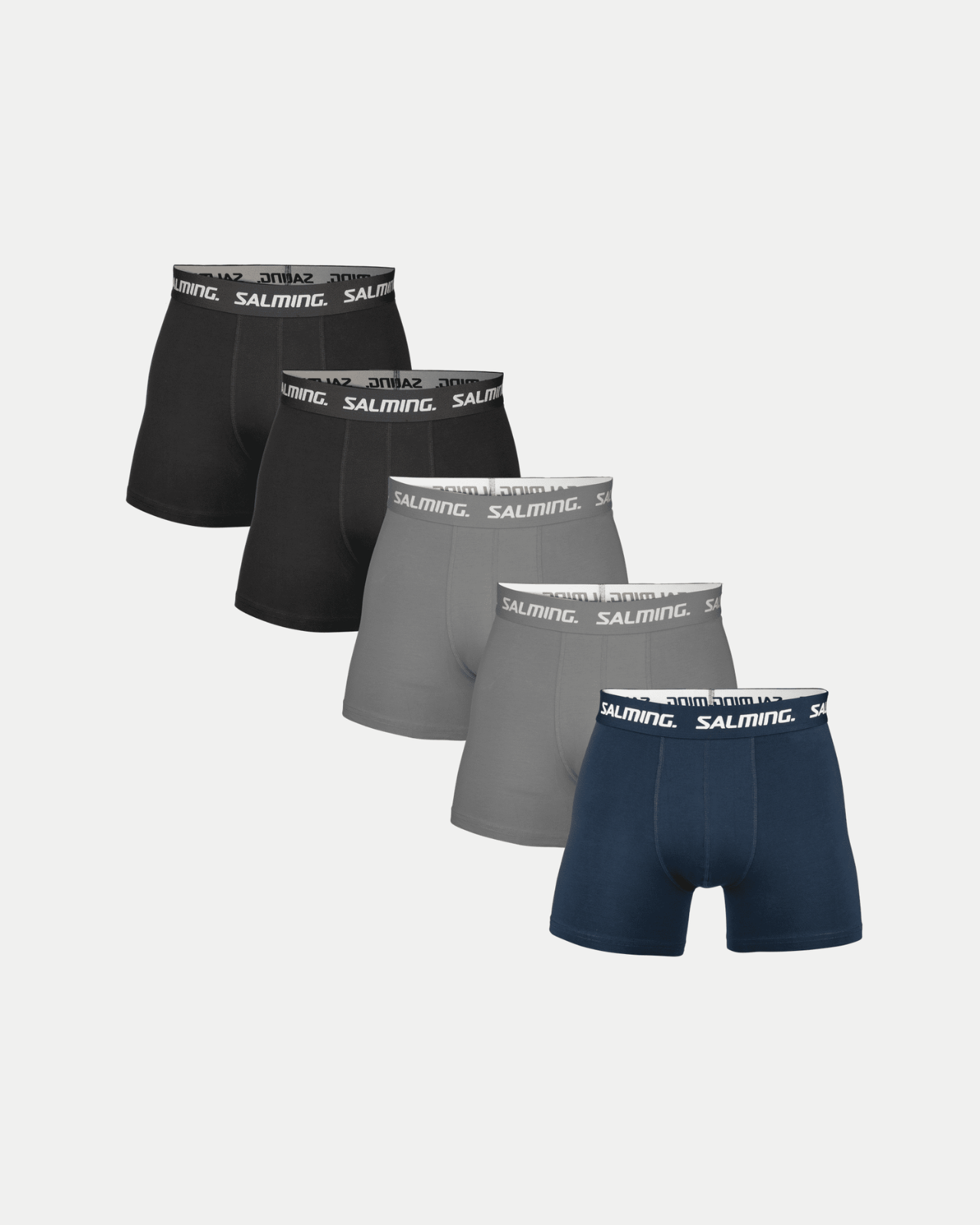 Salming 5-Pack Cotton Boxer Mixed Bomullskalsonger