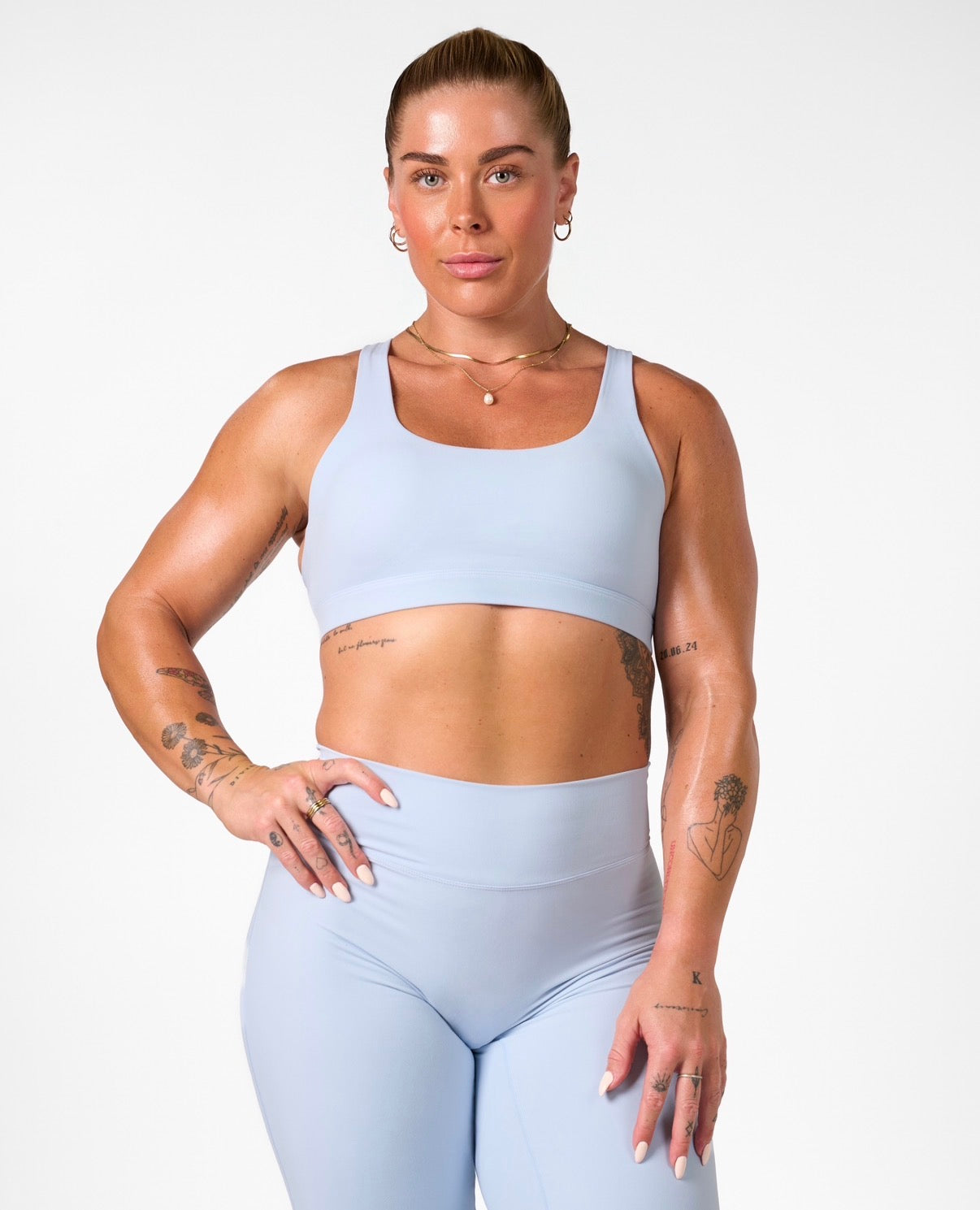 RX Performance Helen Sports Bra Sky Blue