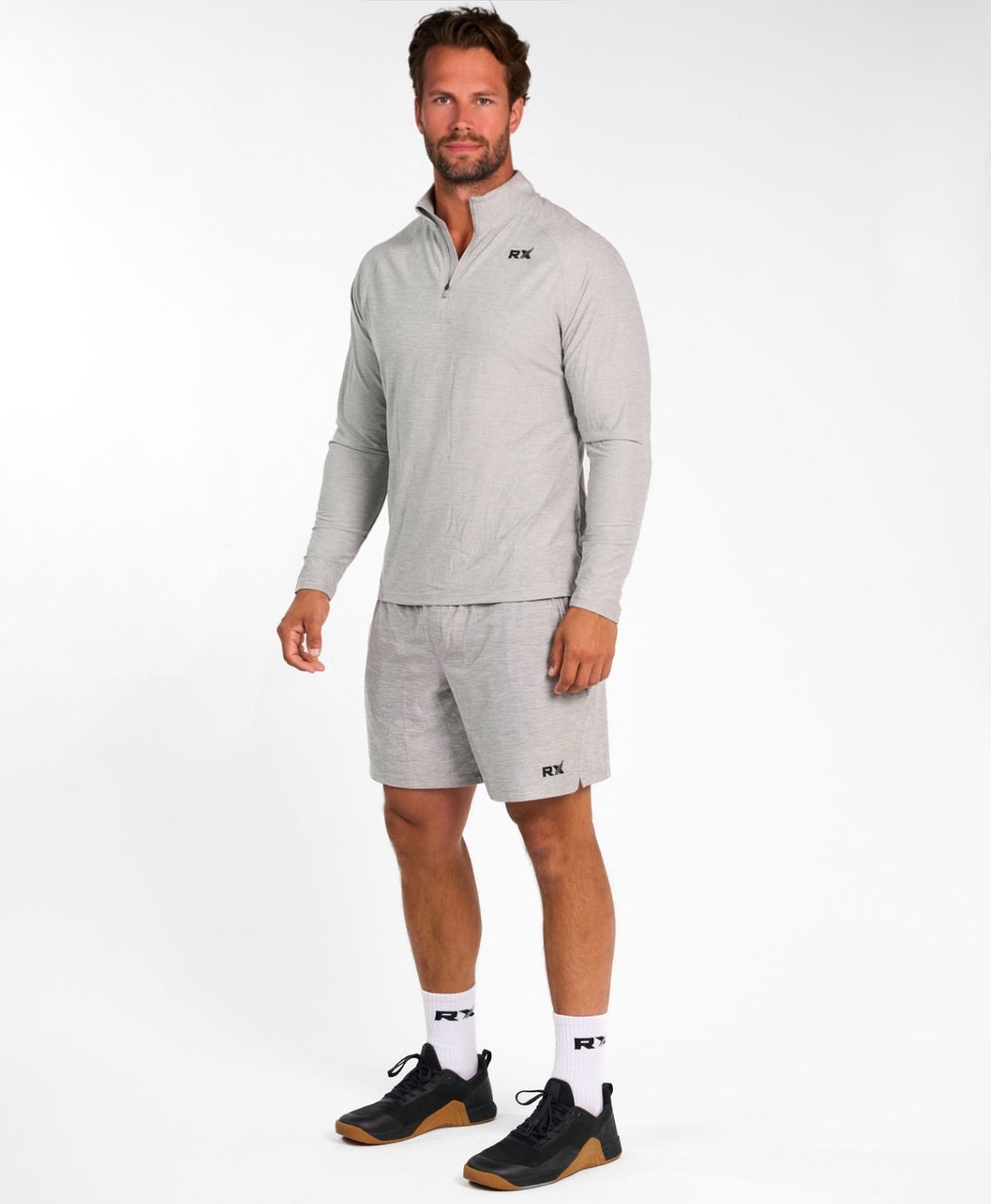RX Performance Core Long Sleeve Heather Grey