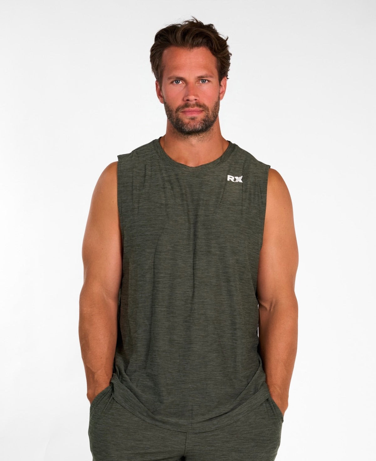 RX Performance Core Tank Top Olive Night