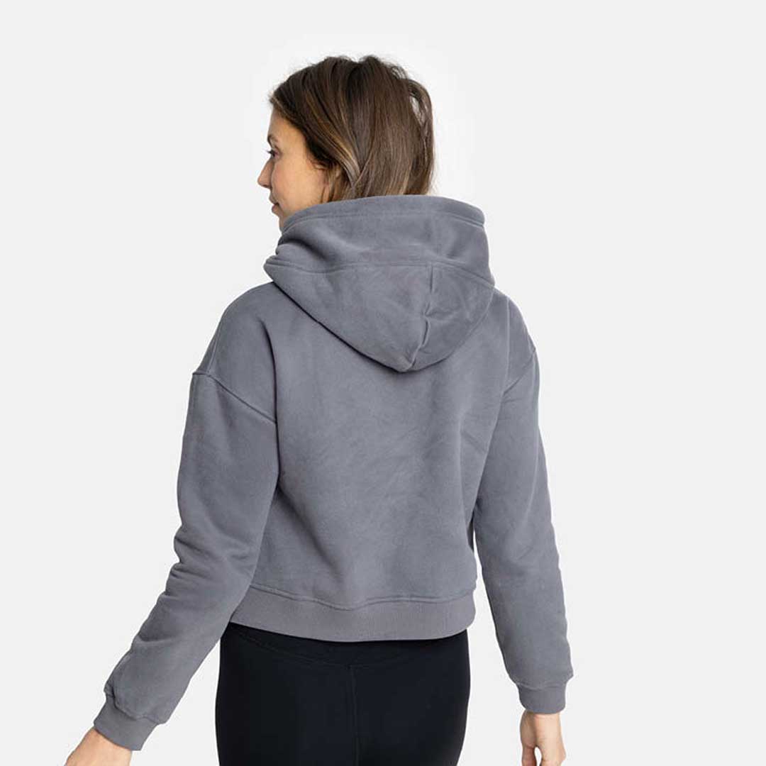 Picsil Short Hoodie with Woman Hoodie Core Grå Picsil