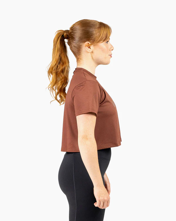 Velites Crop Holo Brun