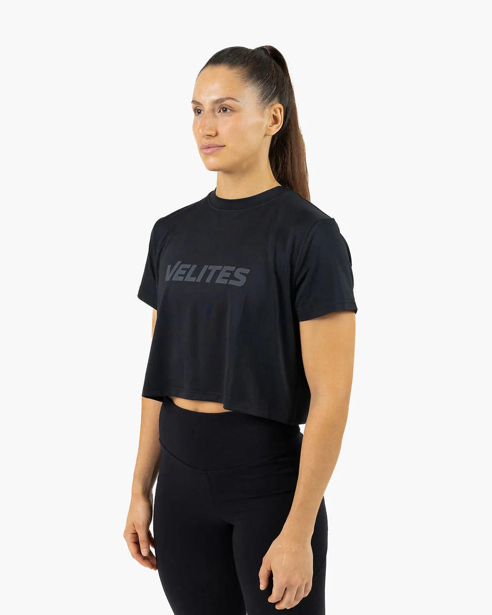 Velites Crop Holo Basics Svart