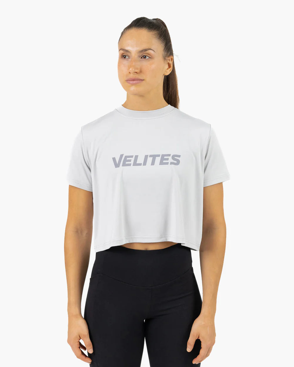 Velites Crop Holo Basics Grå