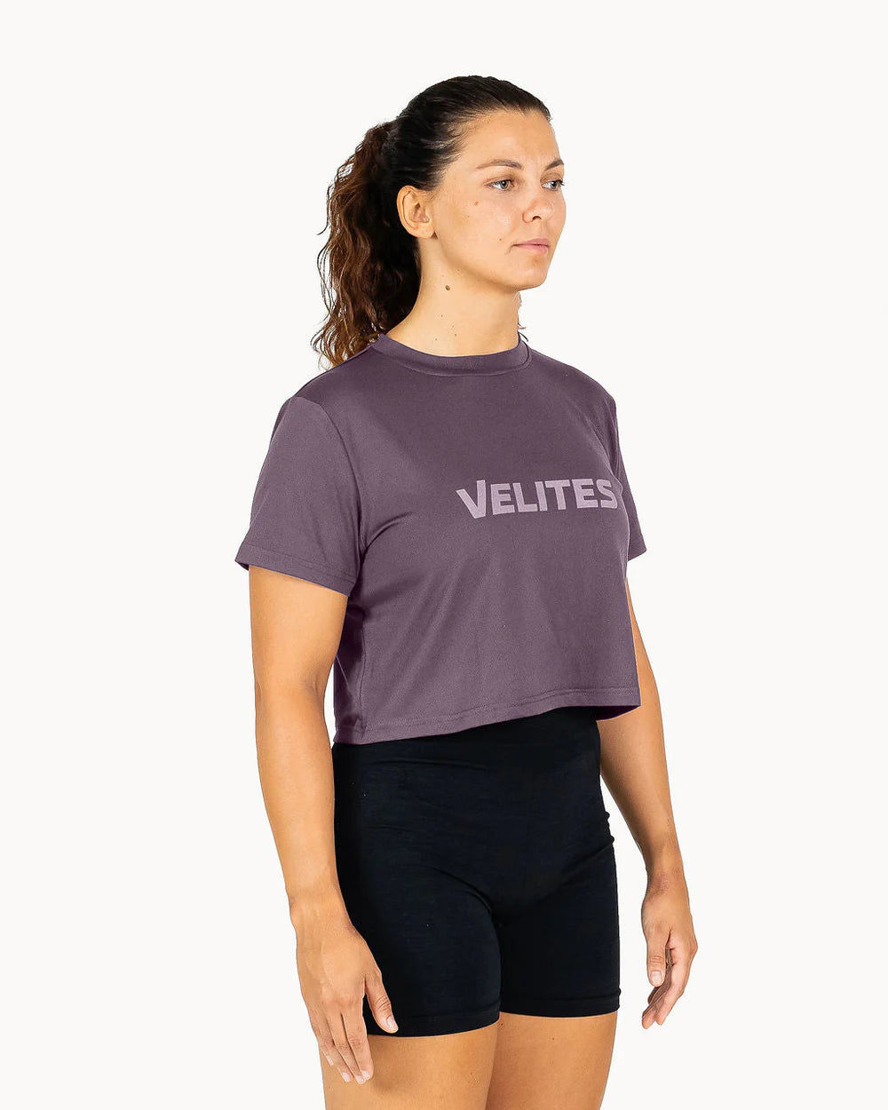 Velites Crop Holo Lila