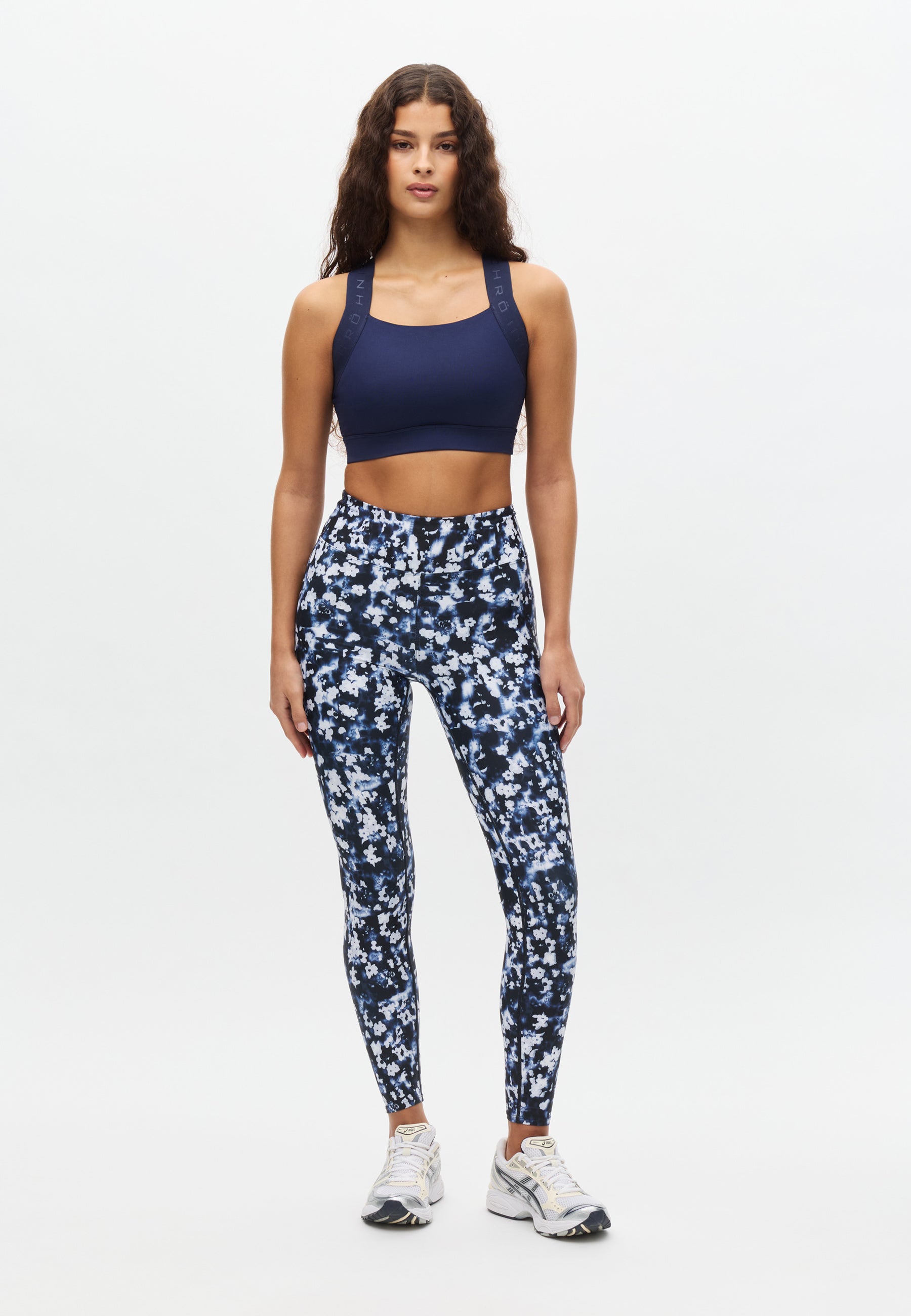 RÖHNISCH Printed High Waist Tights Indigo Bloom