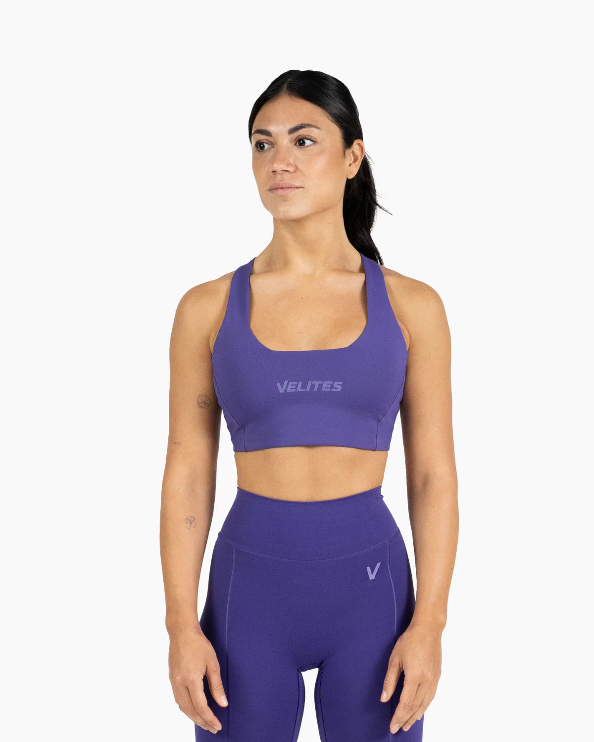 Velites Bra Low Neck Holo Mörk Lila