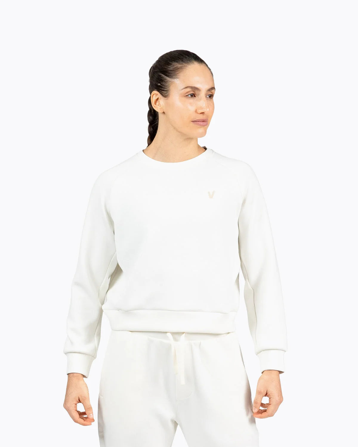 Velites Crop Sweatshirt Holo Vit