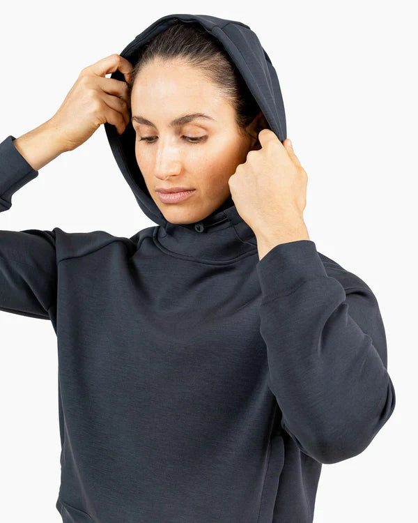 Velites Crop Hoodie Holo Svart