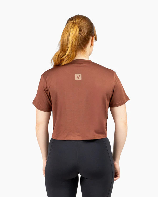 Velites Crop Holo Brun