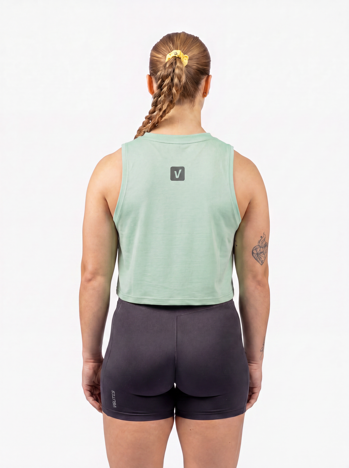 Velites Tank Crop Holo Mediterranean Peach