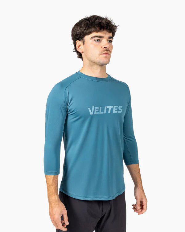 Velites 3/4 Sleeve T-Shirt Holo Blå