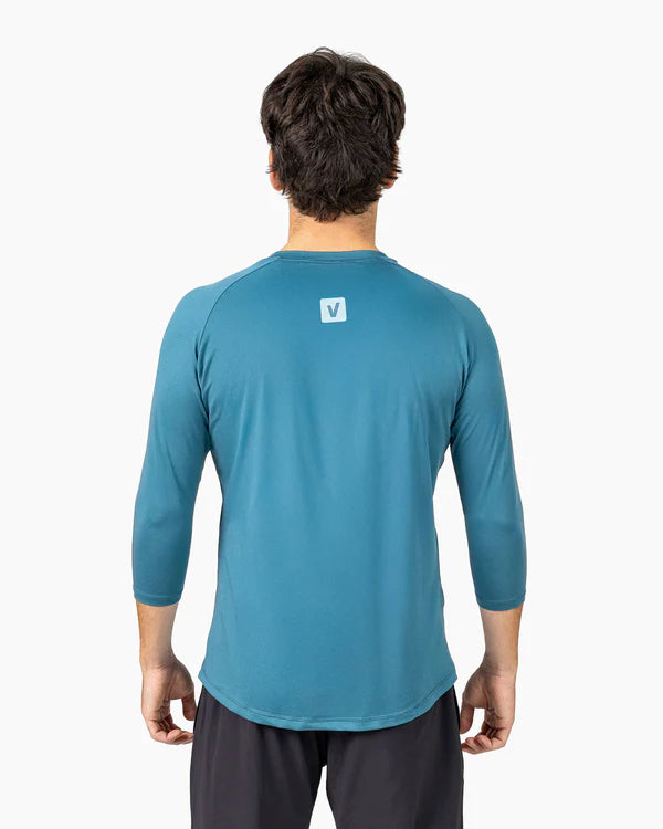 Velites 3/4 Sleeve T-Shirt Holo Blå