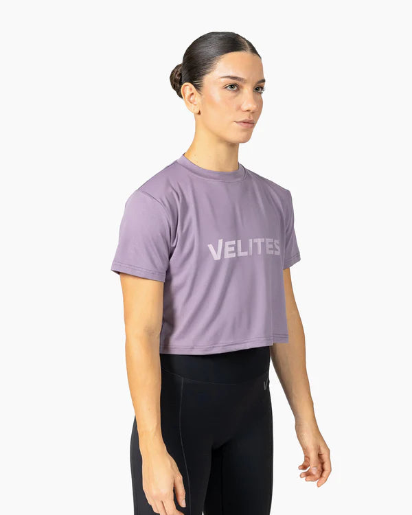 Velites Crop Holo Lila