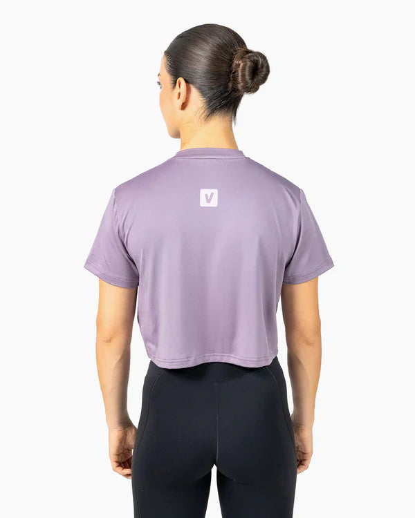 Velites Crop Holo Lila