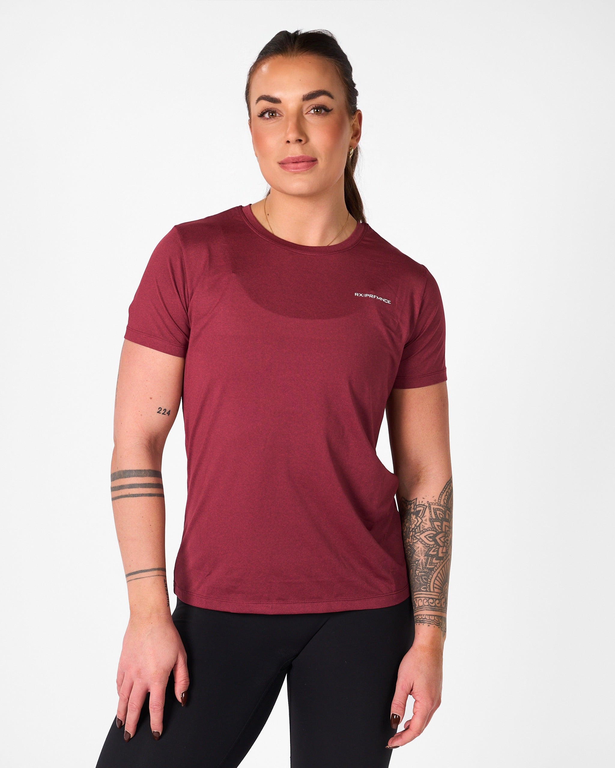 RX Performance Comp Women's T-shirt Burgundy