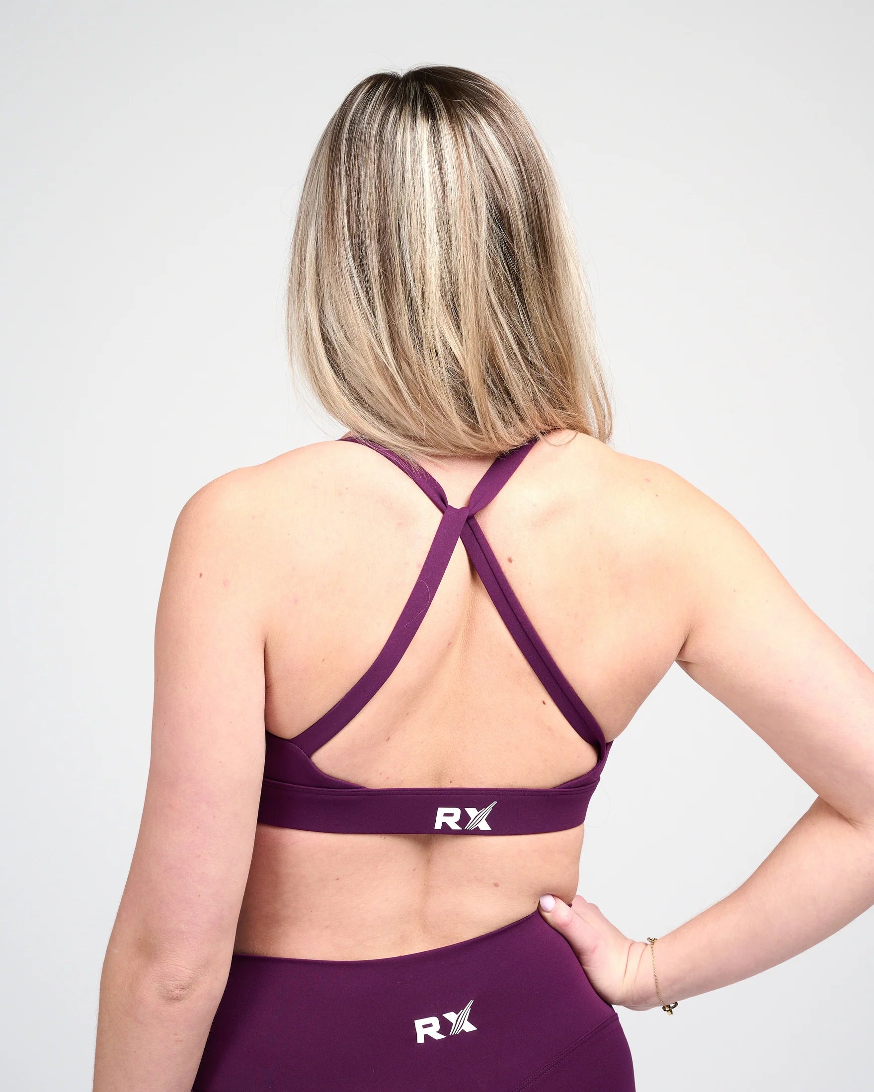 RX Performance Isabel Sport Bra Deep Plum RX Performance