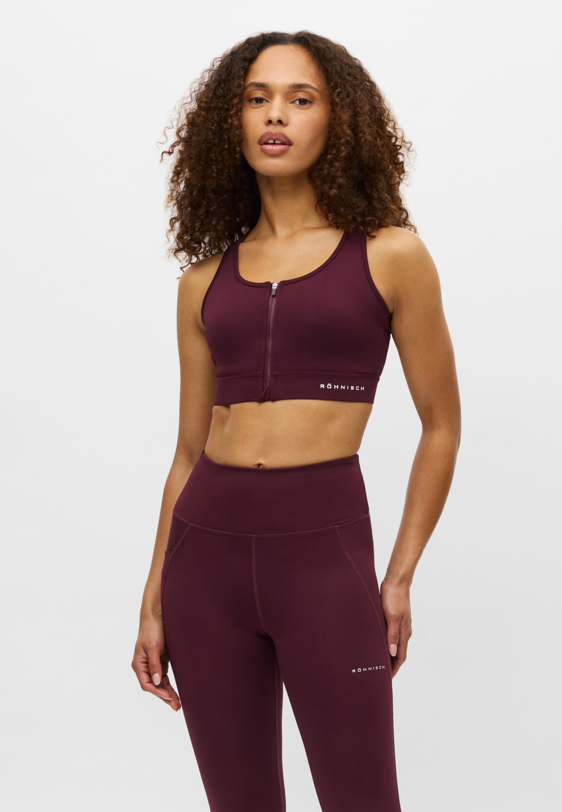 RÖHNISCH Essential Zip Sportsbra Winetasting