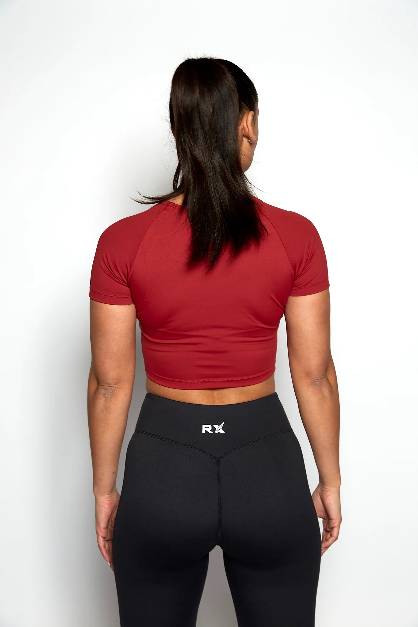 RX Performance Jackie Crop Top Red RX Performance
