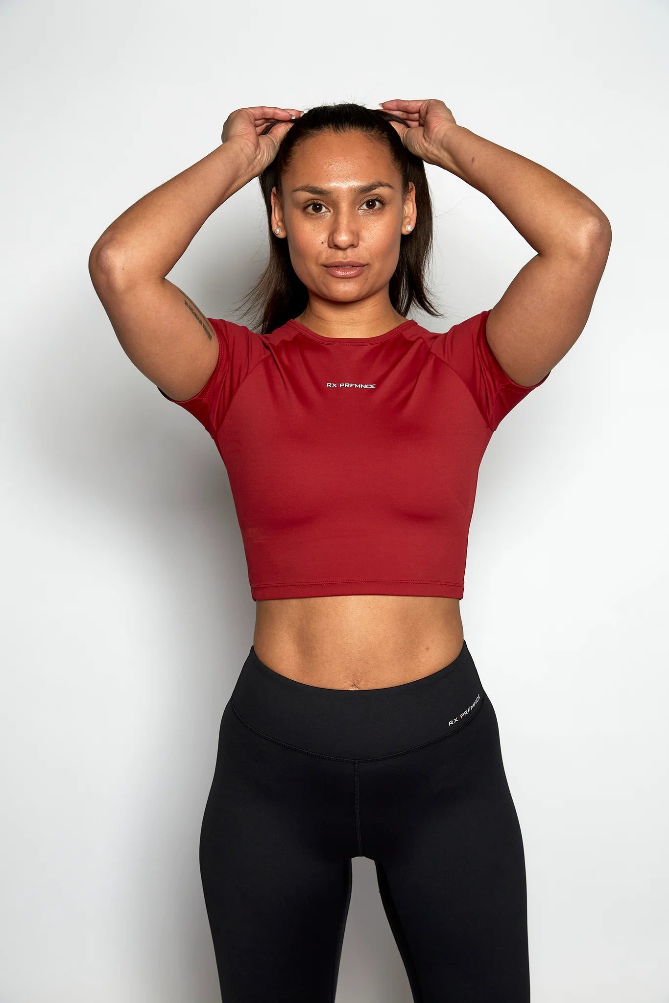 RX Performance Jackie Crop Top Red RX Performance