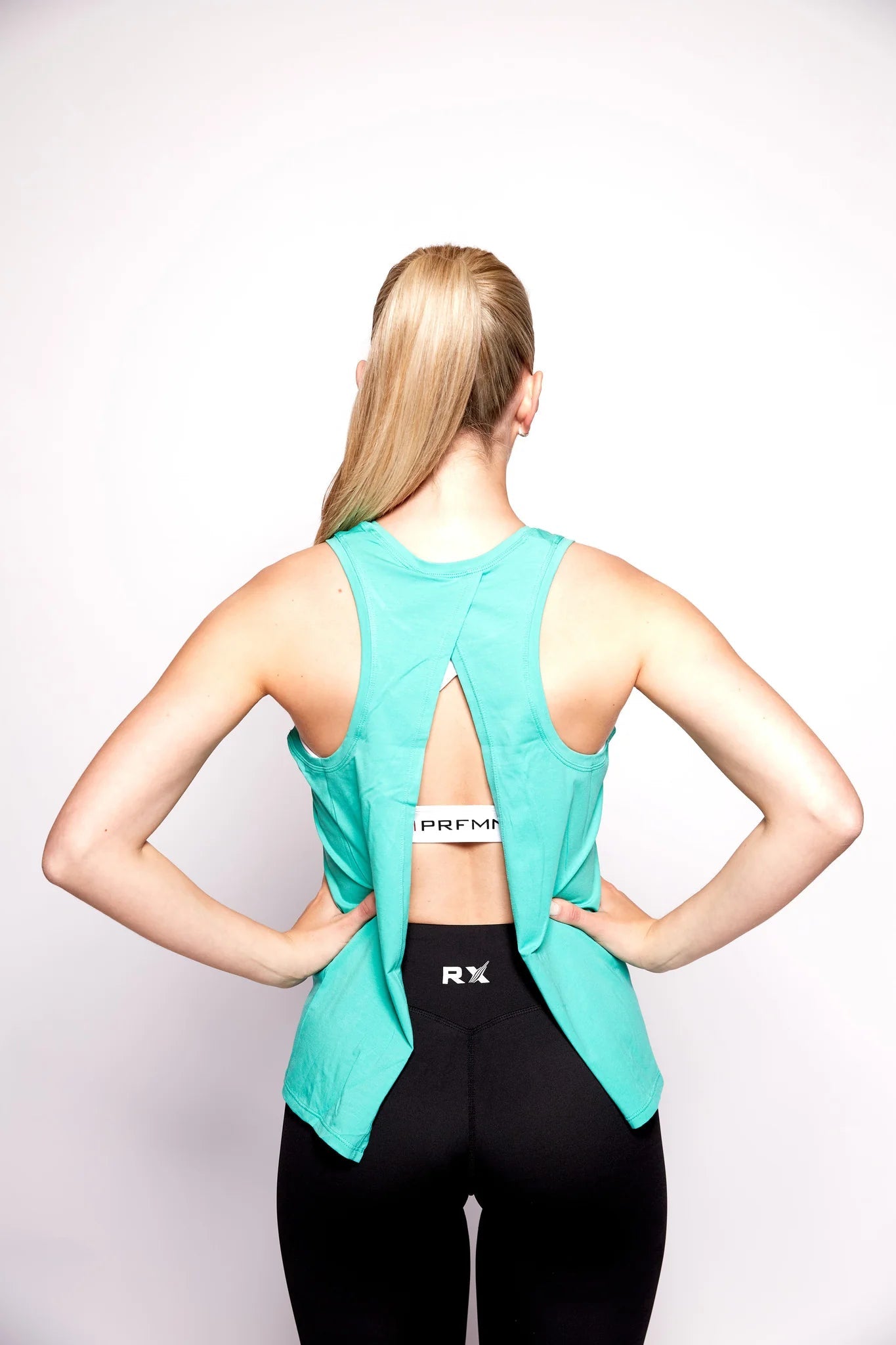 RX Performance Isabel Tank Top Turqoise Green RX Performance